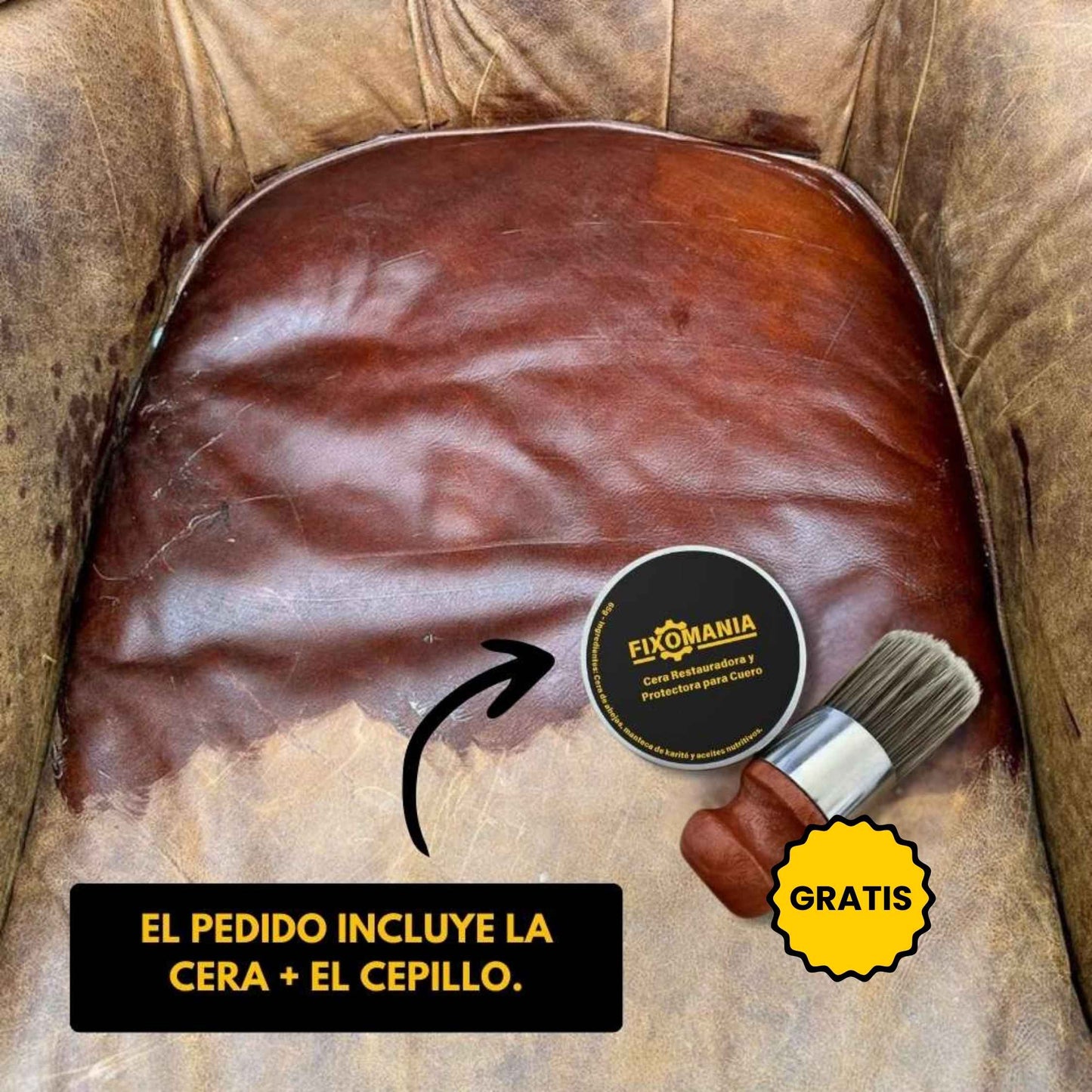 RenovaCuero™ - Cera Natural con Ingredientes Nutritivos