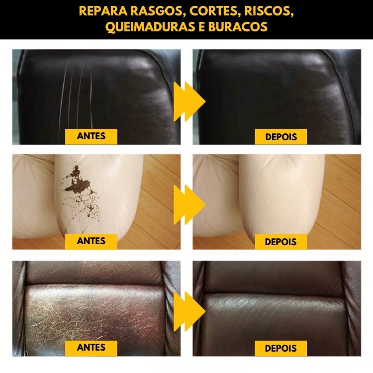 COUROPRO™ – Creme Reparador de Couro em Frasco com Resultados Profissionais