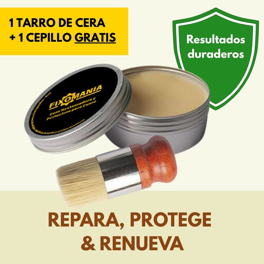 RENOVACUERO™ - Cera Reparadora, Protectora y Renovadora para Cuero, Duradera y Eficaz