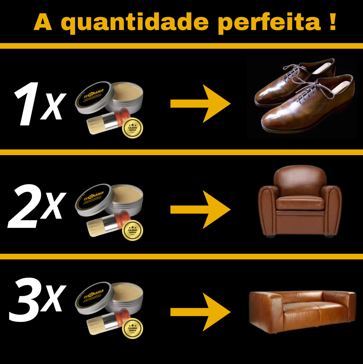 RENOVACOURO™ – Cera Reparadora, Protetora e Renovadora para Couro, Duradoura e Eficaz