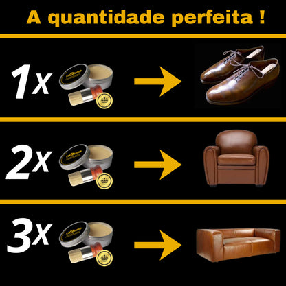 RENOVACOURO™ – Cera Reparadora, Protetora e Renovadora para Couro, Duradoura e Eficaz