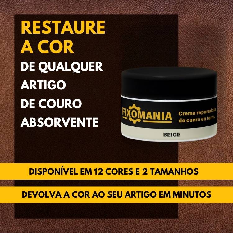 COUROPRO™ – Creme Reparador de Couro em Frasco com Resultados Profissionais